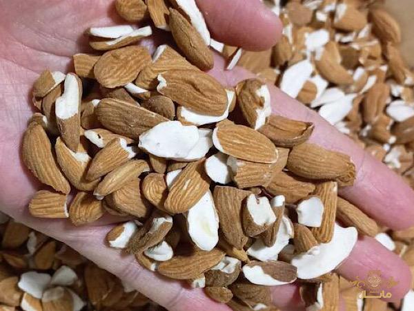 فروش مغز بادام درختی شکسته + قیمت استثایی
