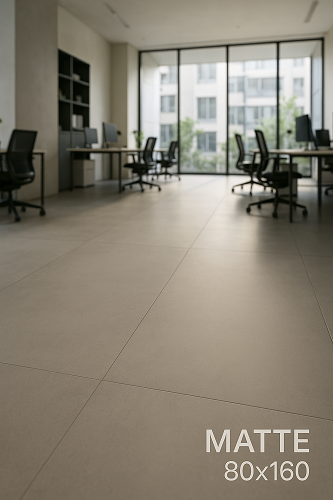 سرامیک 80 × 160 مات انتخابی مدرن برای فضاهای وسیع
