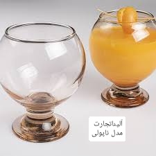 فروش عمده و قیمت لیوان پایه دار بلوری مدل ناپولی