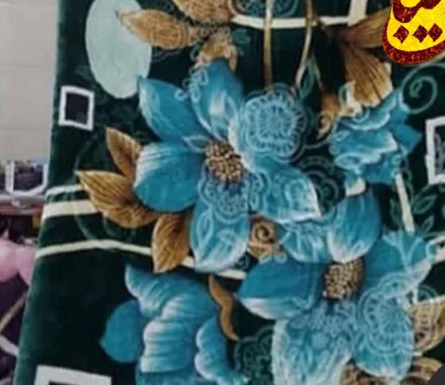 قیمت و خرید پتو گلدار زمرد یک نفره عمده