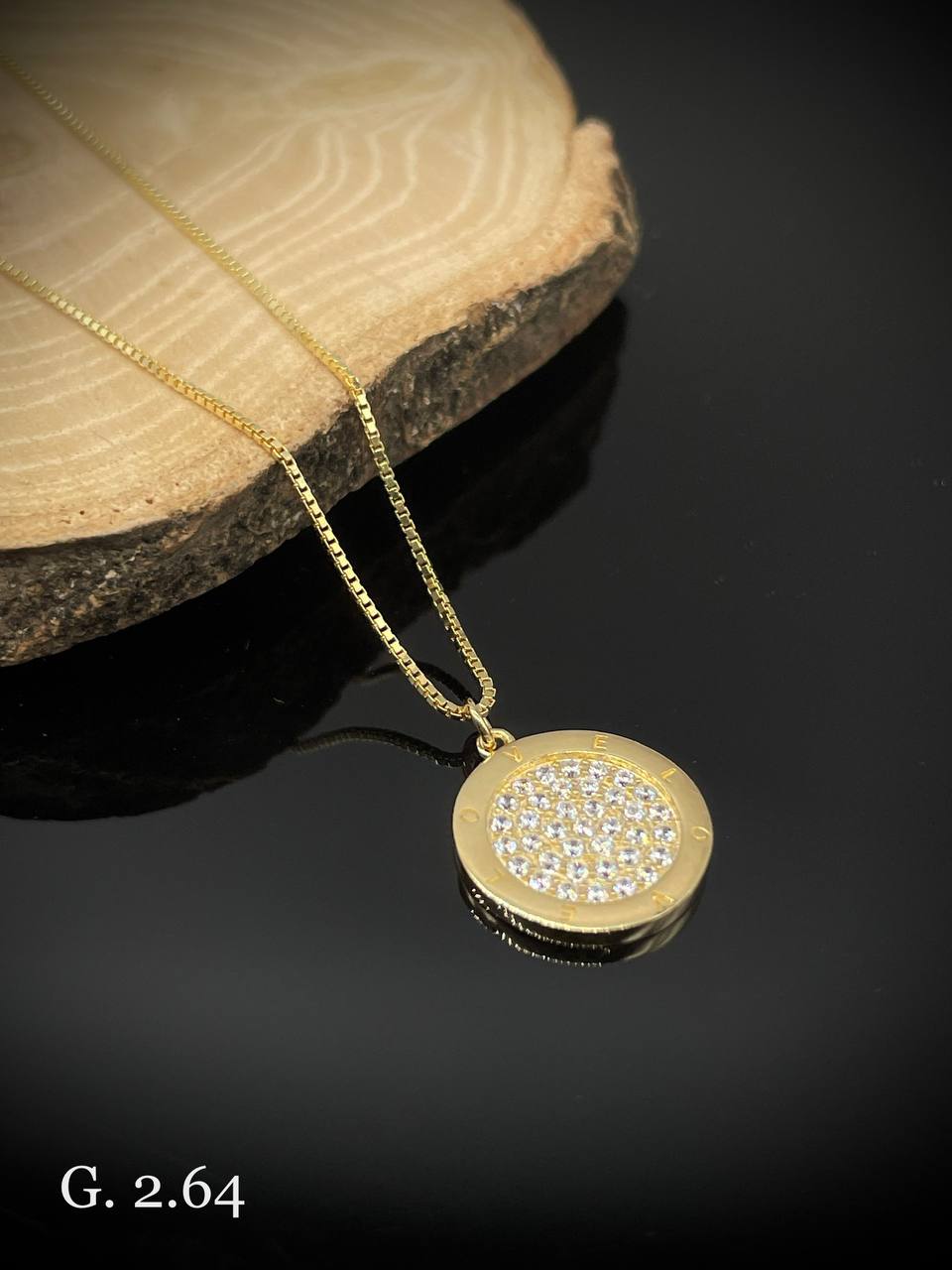 تصویر 2 از خرید پلاک و زنجیر نقره با آبکاری رادیوم طلایی