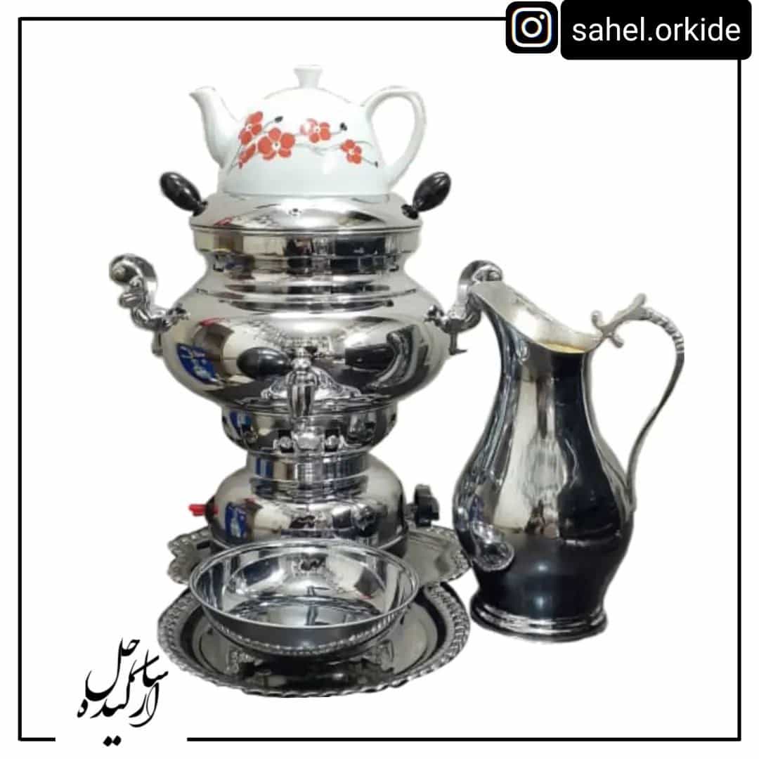 سماور آتیلا ۶ لیتری گازی مدل عدسی