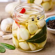 ترشی سیر مروارید در سه درجه + پت ۷ کیلویی