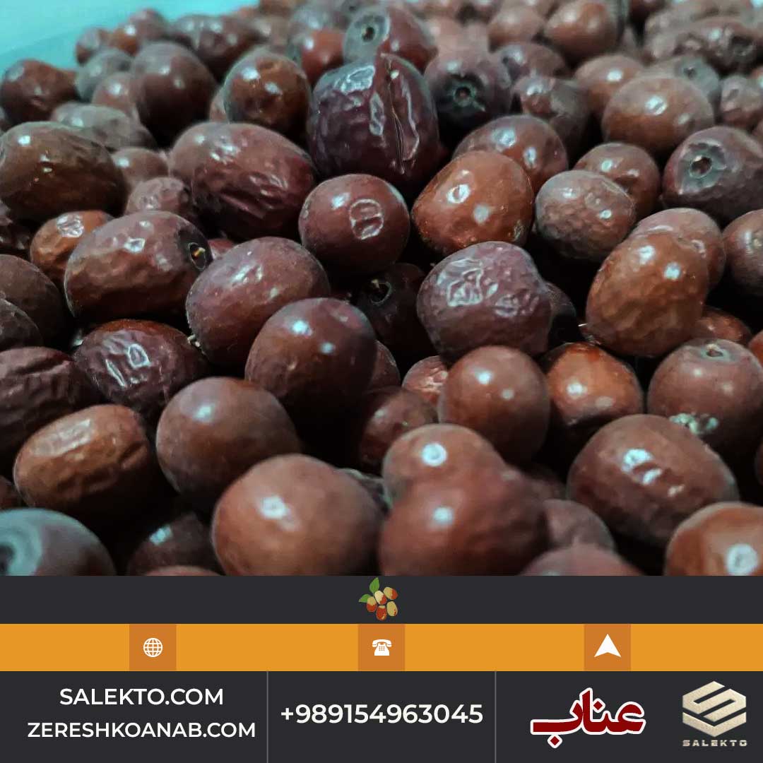عناب خشک ممتاز قائنات با طعم شیرین و هسته کوچک + فروش فوق‌ العاده و خرید ارزان