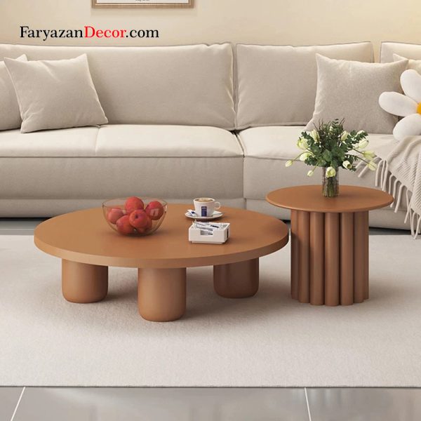جلو مبلی گرد لبه دار با طراحی شیک + قیمت عمده
