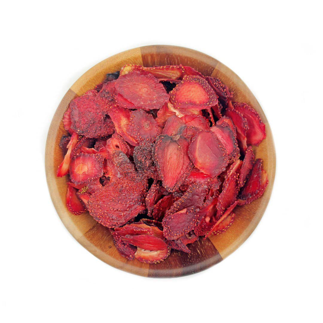 فروش استثنایی توت‌ فرنگی خشک + درجه یک