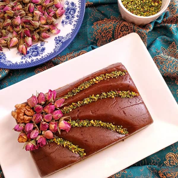 قیمت خرید مستقیم حلوا خرمایی ۵۰۰ گرم از تولید کننده