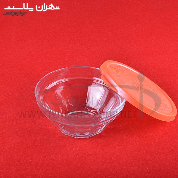 خرید عمده و قیمت کاسه بلوری درب دار مدل اطلسی