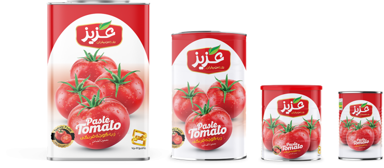 خرید و قیمت رب گوجه فرنگی عزیز + فروش عمده