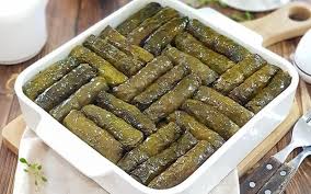 برگ مو زمستونی + برگ دلمه