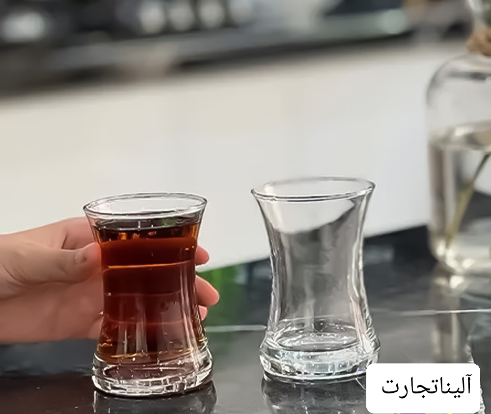 خرید عمده استکان بلور مدل دیلماه + خرید آسان