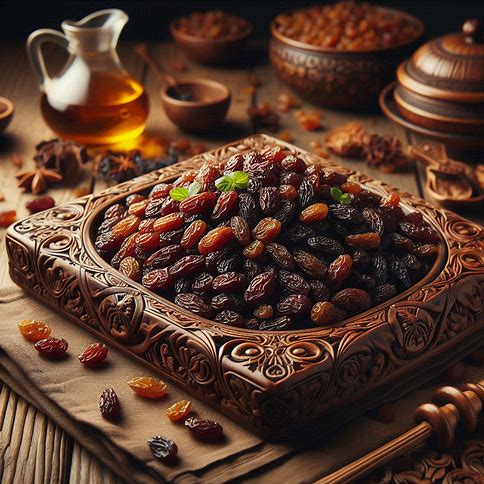 فروش عمده و فوق العاده کشمش آفتابی ارگانیک طبیعی دمدار + قیمت ارزان