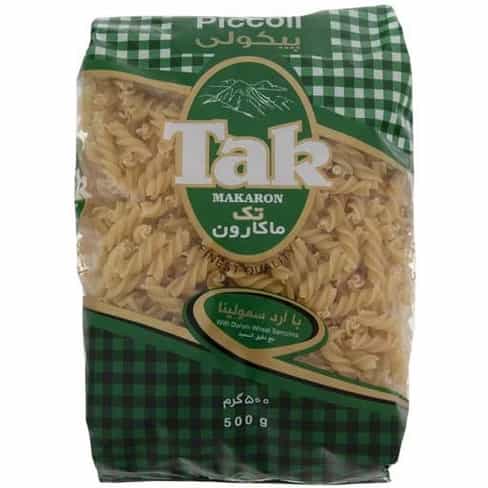 فروش ماکارونی مرغوب تک + قیمت عمده