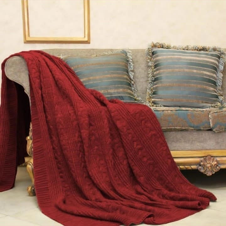 خرید پتو شال مبل بافتنی + فروش ویژه