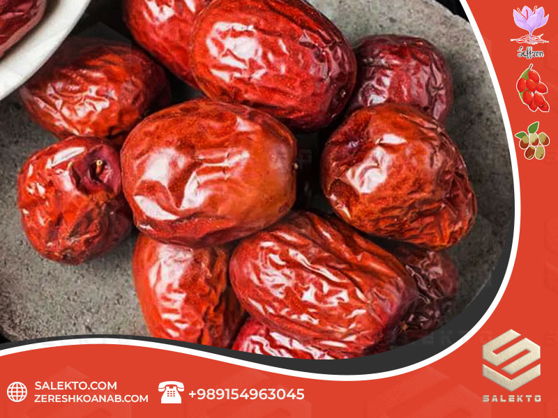 عناب خشک ارگانیک بیرجند با دانه‌های درشت و پوست براق + خرید مستقیم و قیمت مقرون‌ به‌ صرفه