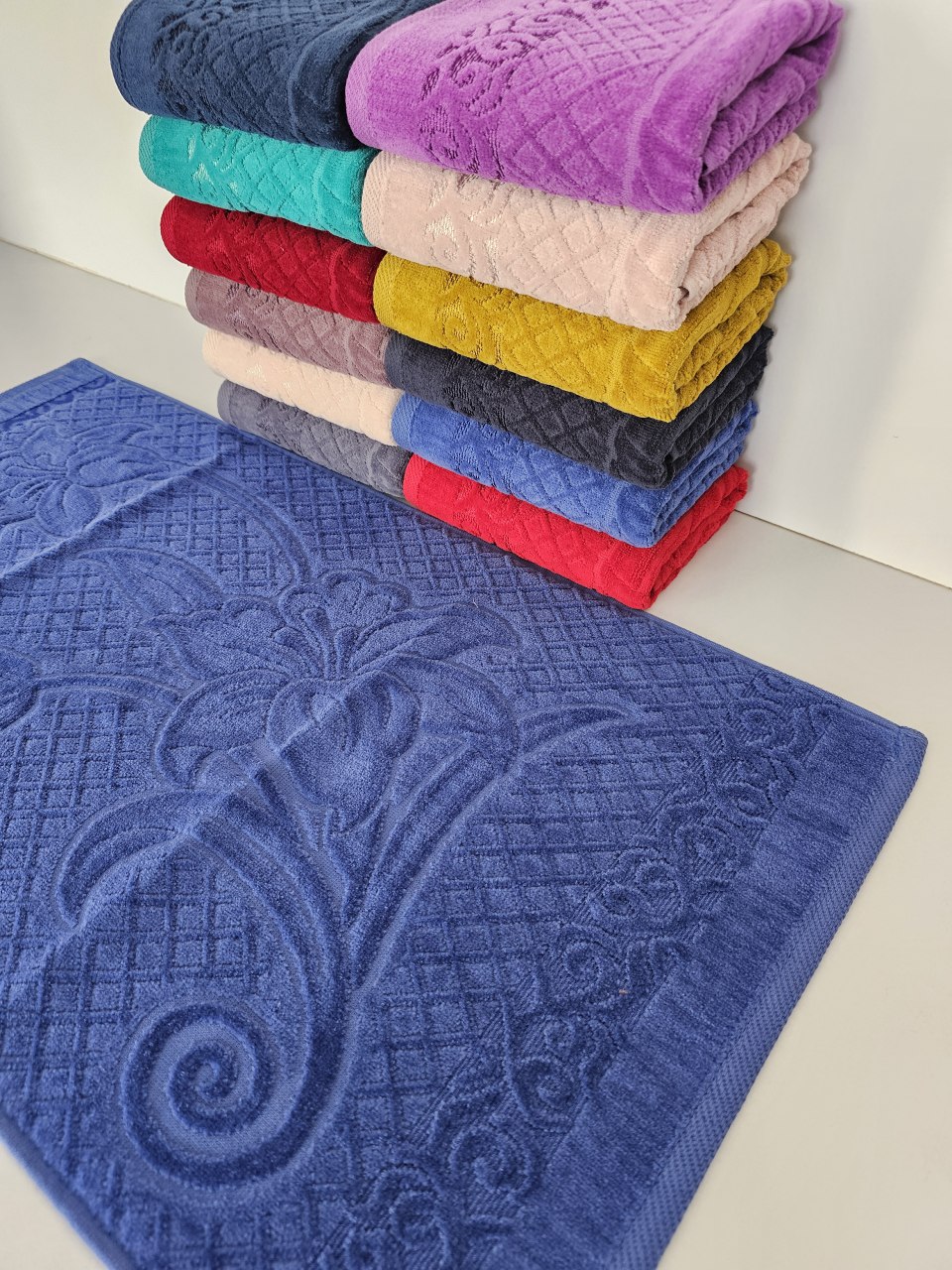 تصویر 1 از فروش عمده حوله دستی + صد در صد نخ