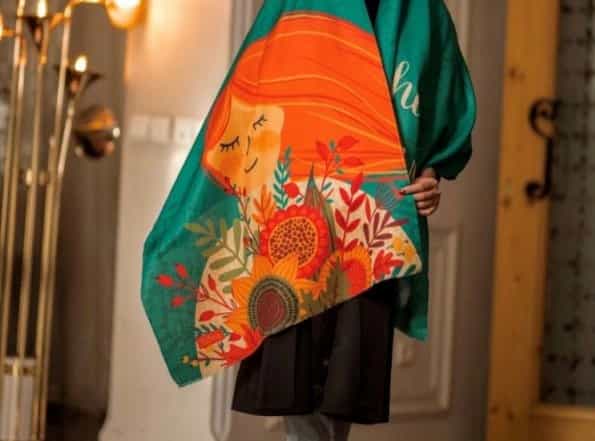 خرید و قیمت روسری دخترانه فانتزی + فروش عمده