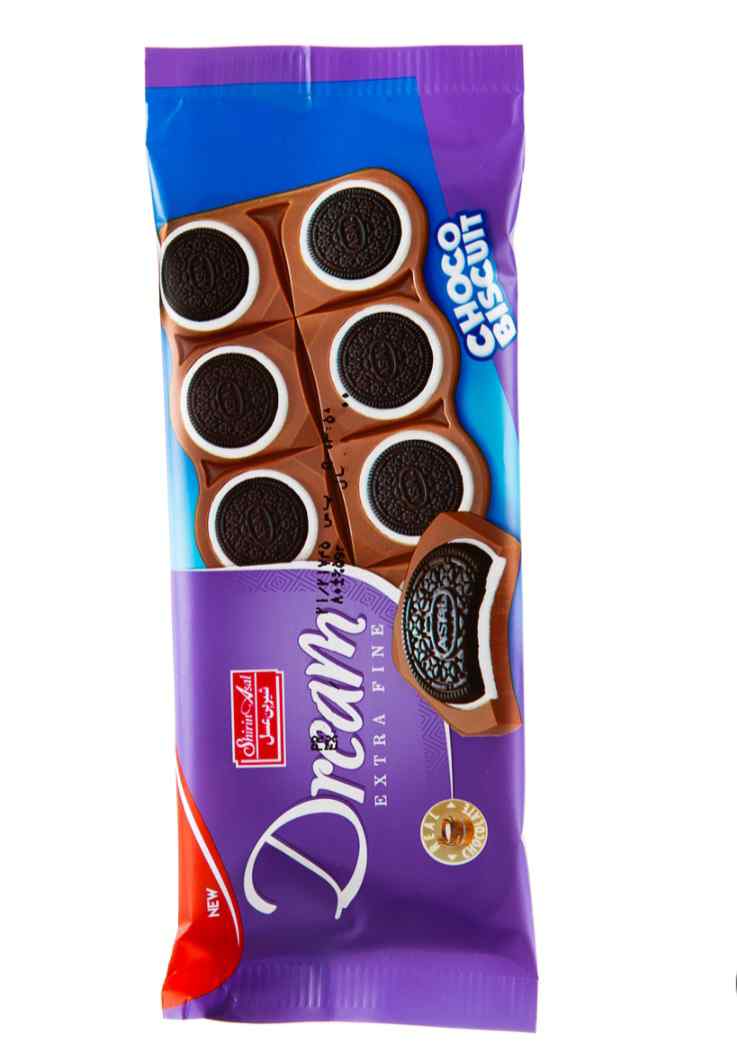 خرید بیسکوئیت کرم دار کاکائویی + کیفیت عالی