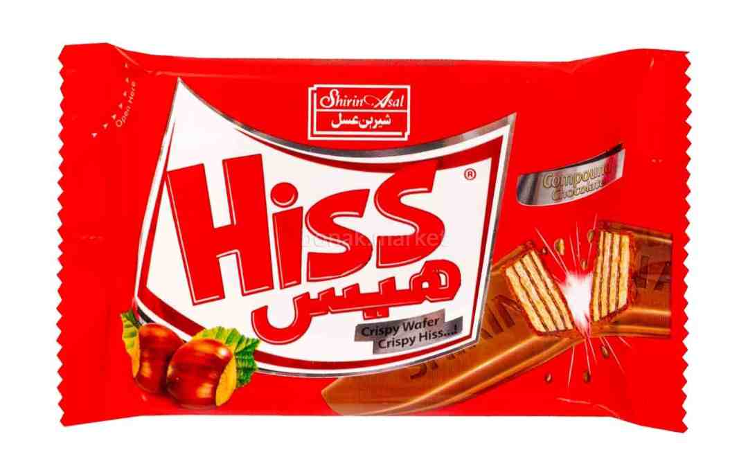 خرید ویفر شکلاتی فندوقی هیس ۴۰ گرمی + قیمت عالی
