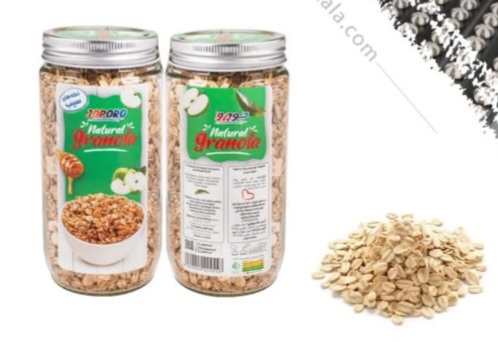 گرانولا جو پرو ارگانیک (با طعم سیب دارچین) مرغوب مشهد