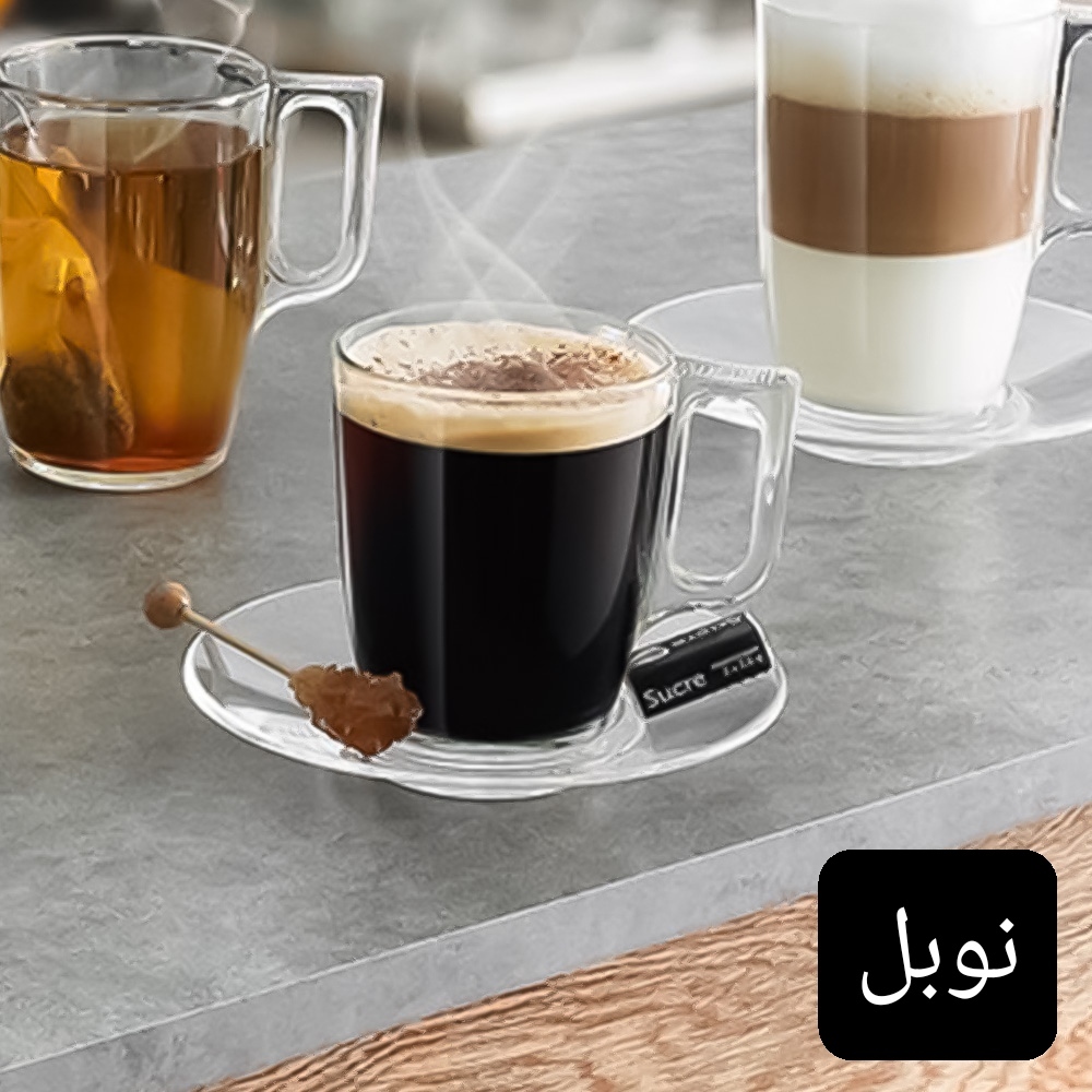خرید عمده لیوان دسته دار مدل نوبل