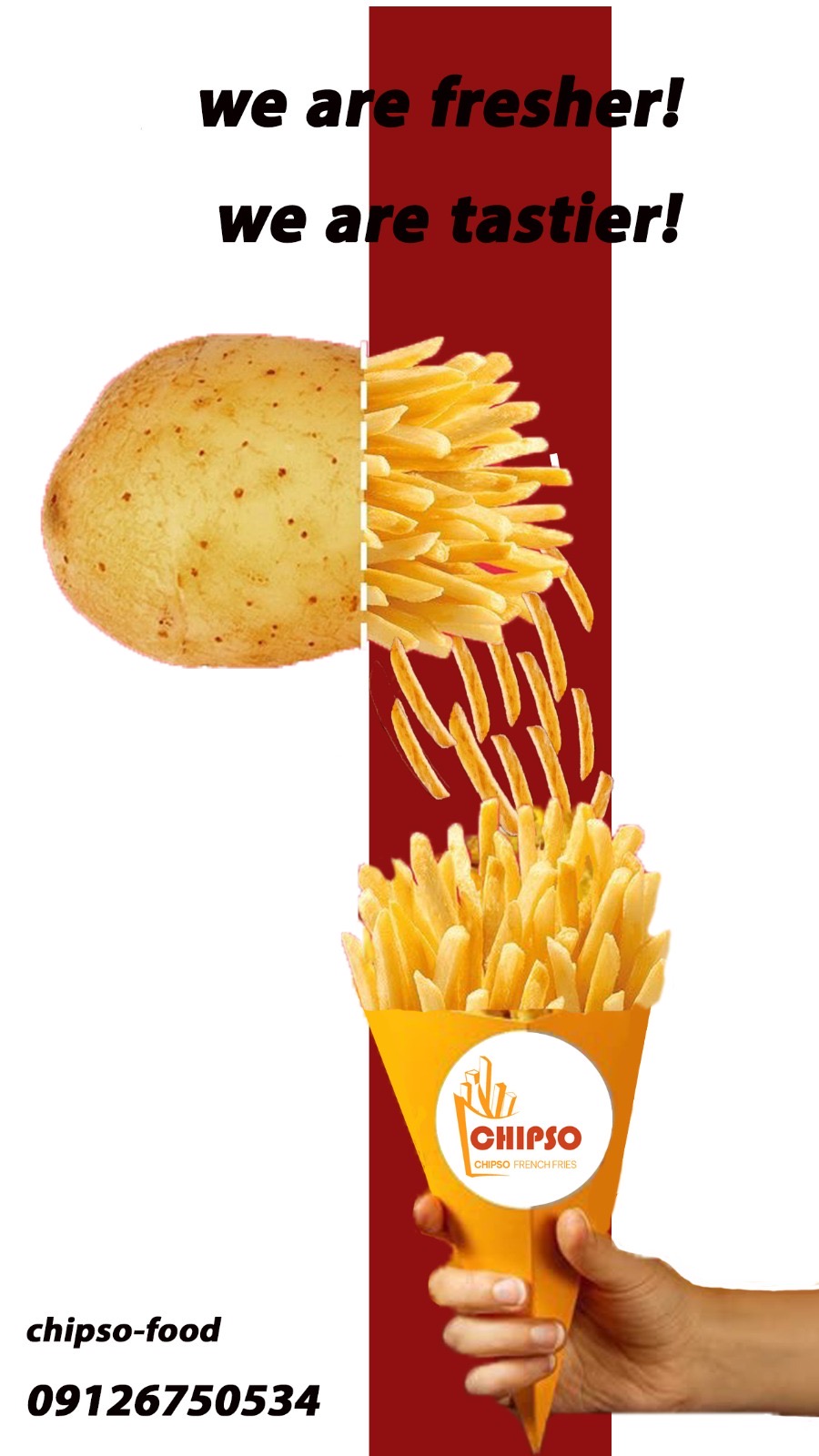 خريد سيب زميني نيمه آماده با قيمت باور نكردني