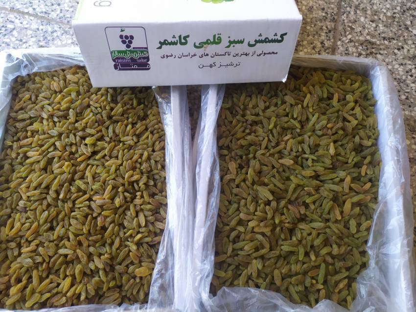 خرید مطمئن کشمش سالار ممتاز کاشمر