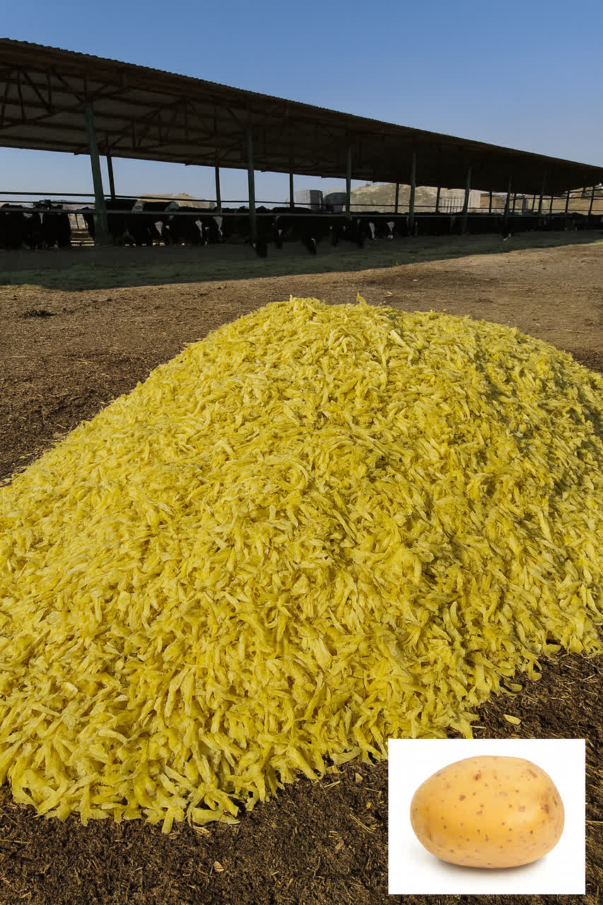 پخش تفاله سیب زمینی