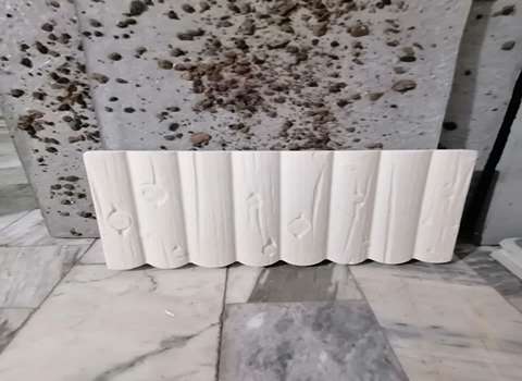 قیمت خرید جدول دور باغچه سفید تهران + قیمت عمده