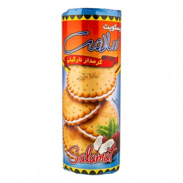 قیمت بیسکویت کرم دار نارگیلی ۴۰۰ گرمی + تخفیف ویژه