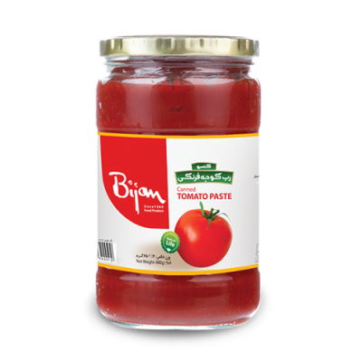 رب گوجه شیشه ای بیژن