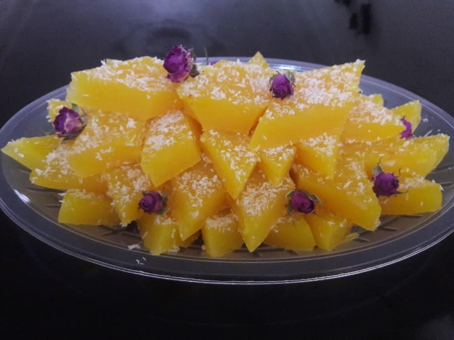 خرید حلوا مسقطی لاری کش دار + قیمت فروش استثنایی