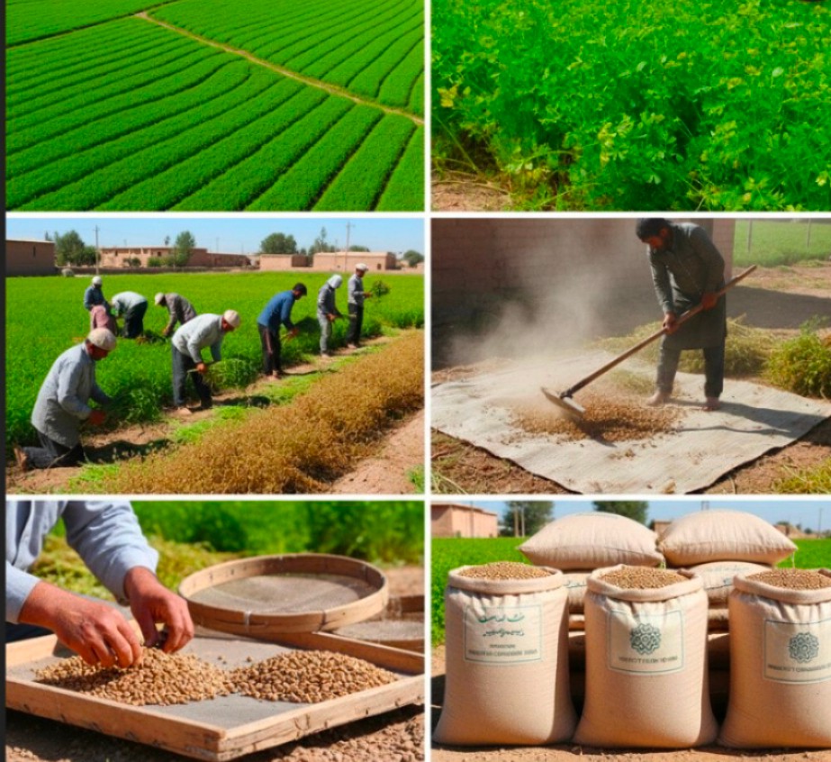 خرید بذر گشنیز ارزان و خشک در ساری + آناهیتا گشنیز