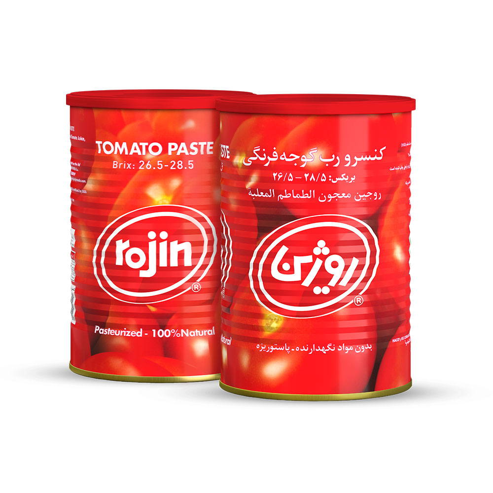 ارزان ترین قیمت رب گوجه روژین + فروش عمده قیمت درب کارخانه