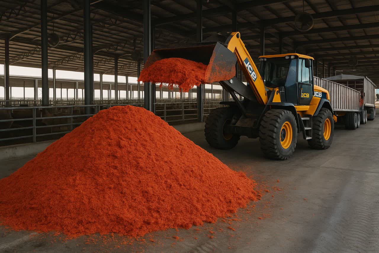 عرضه مستقیم تفاله گوجه کارخانه رب