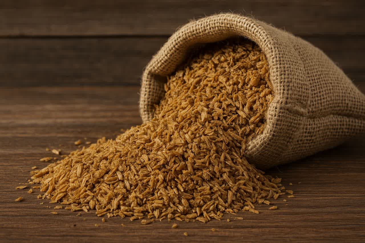 پخش تفاله جو برای دام