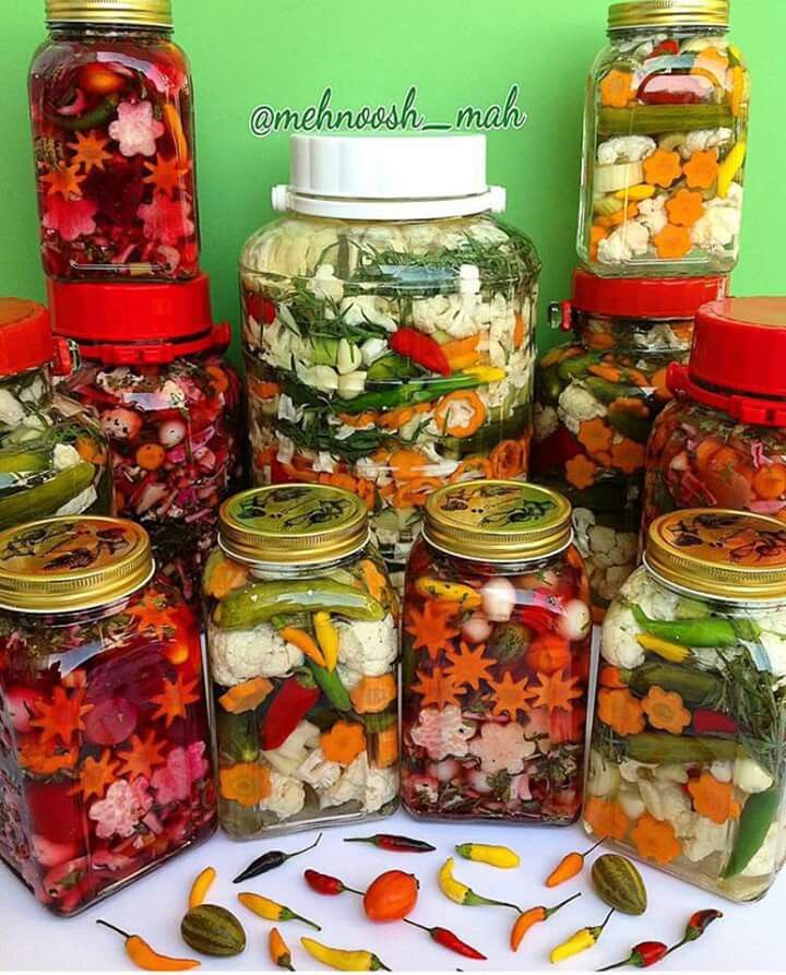 قیمت خرید عمده کارخانه + ترشی گل کلم مخلوط