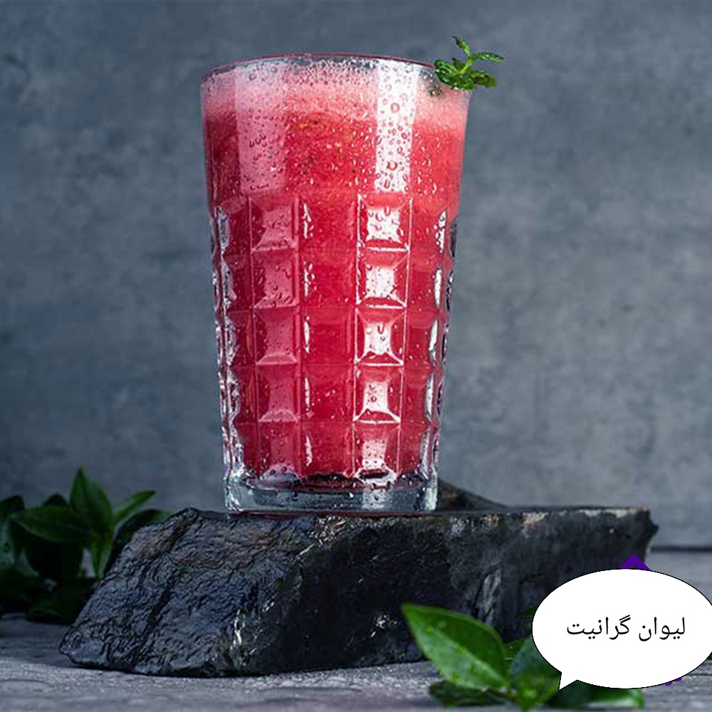 خرید عمده و قیمت لیوان بلور مدل گرانیت