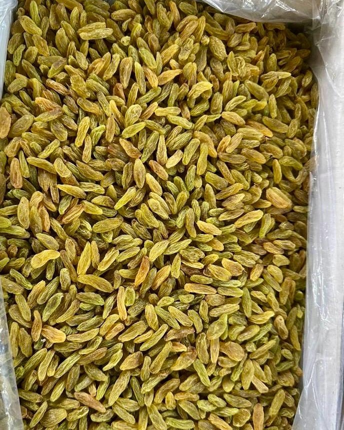 فروش استثنایی کشمش سبز قلمی + قیمت رقابتی