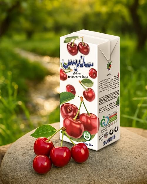 خرید آبمیوه پاکتی آلبالو ساندیس + فروش استثنائی