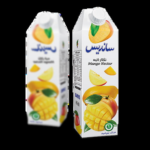 قیمت آبمیوه پاکتی انبه ساندیس + خرید باور نکردنی
