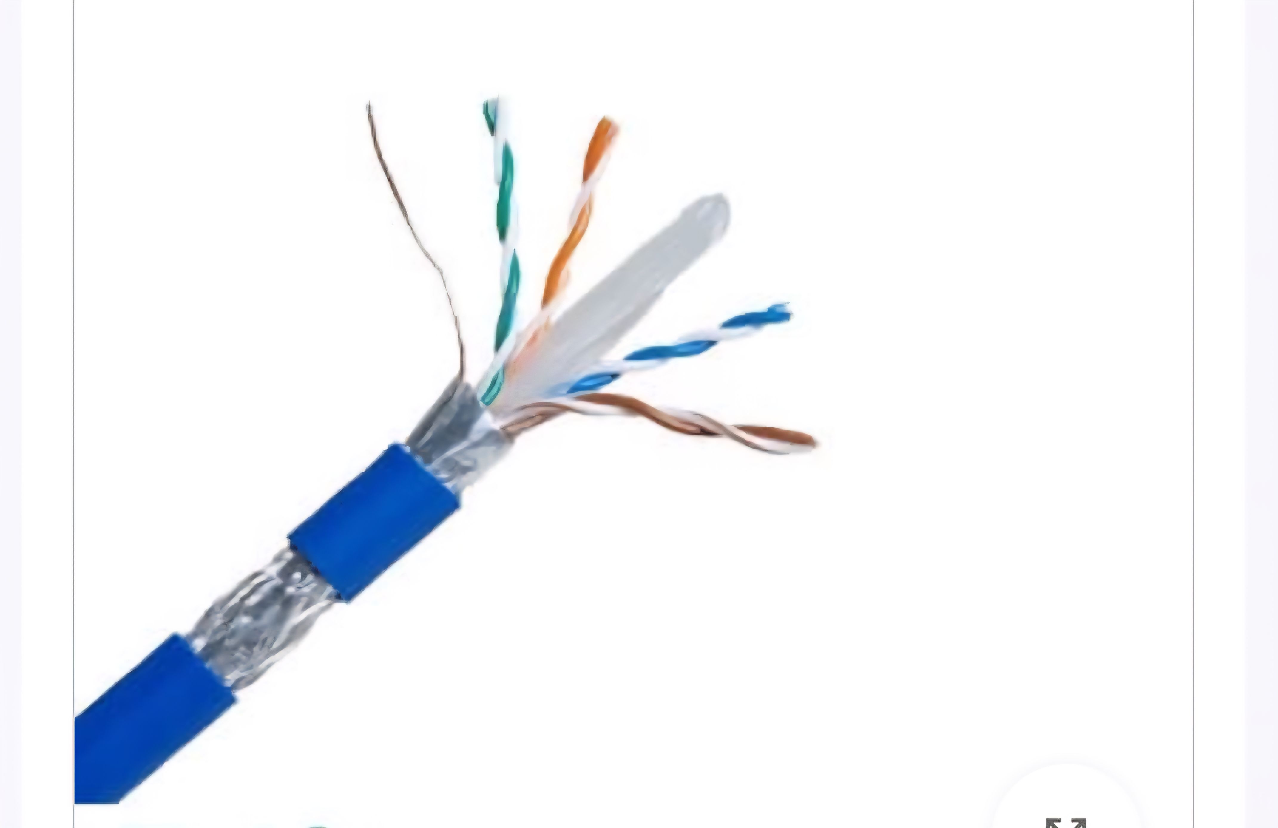 کابل شبکه لگراند CAT6 SFTP تست پیرمننت وارداتی LSZH