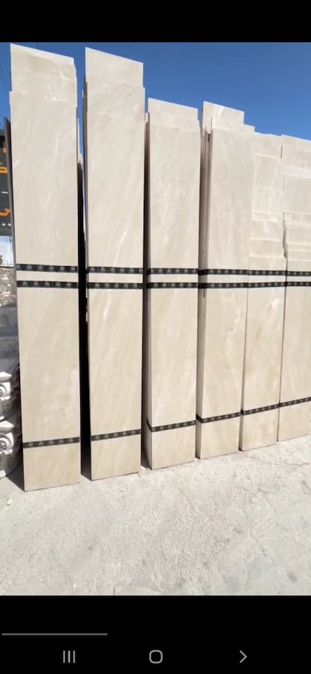 قیمت سنگ تراورتن عباس آباد کرم سفید روشن با فروش ویژه