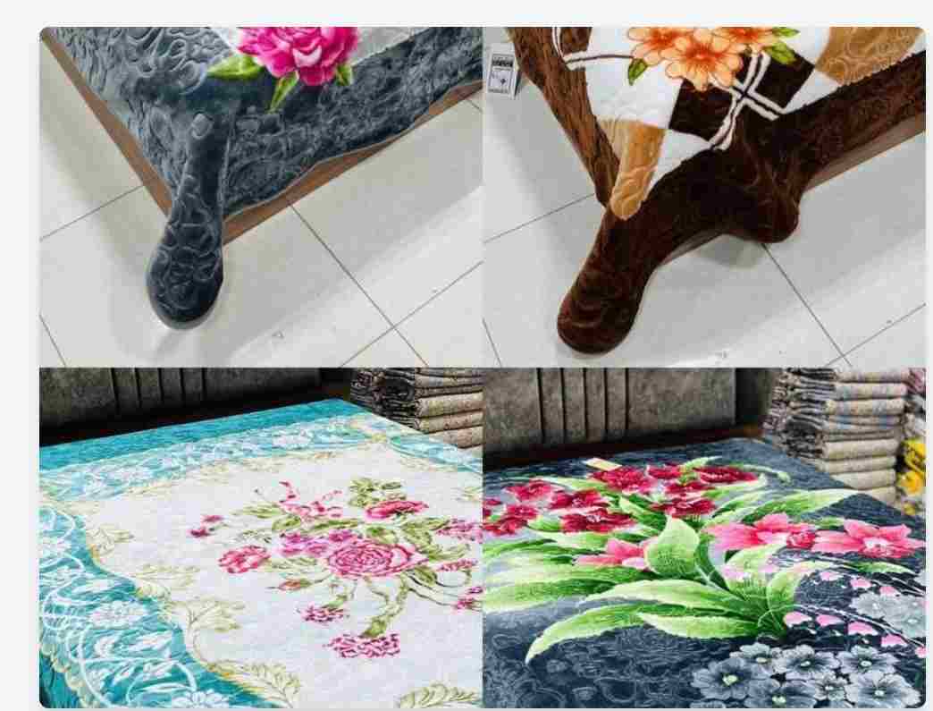 پخش عمده و قیمت مناسب + صادراتی پتوی گلبافت برتر گل دار دو نفره