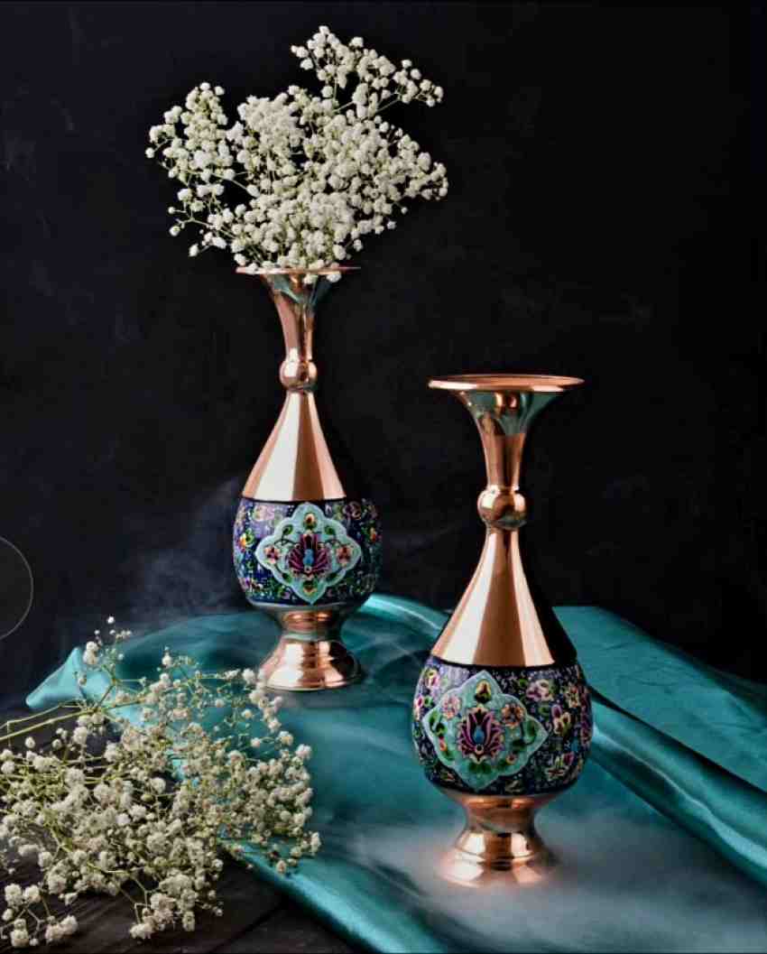 گلدان مس و پرداز اصفهان + با قیمت مناسب