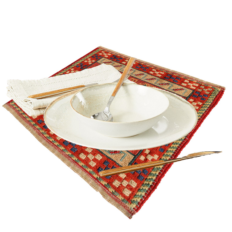 فروش زیر بشقابی گلیمی + قیمت مناسب