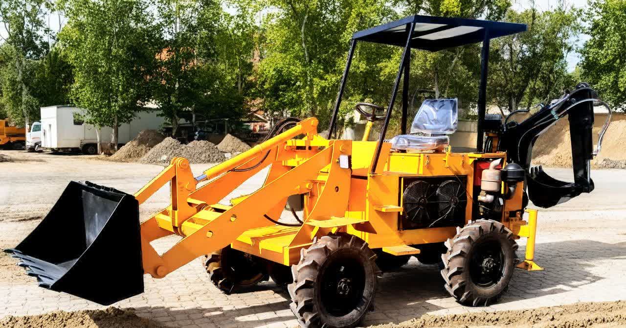 قیمت بکهو لودر باغی با موتور ۳۰ اسب و ابعاد سفارشی