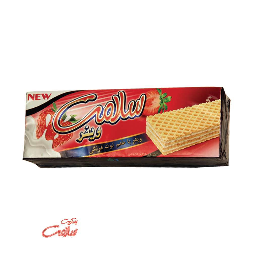 قیمت ویفر توت فرنگی ۱۶۰ گرمی + تخفیف ویژه