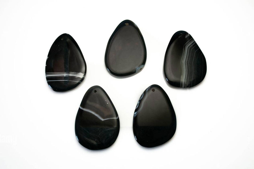 تصویر 1 از خرید و قیمت سنگ عقیق سیاه + فروش صادراتی