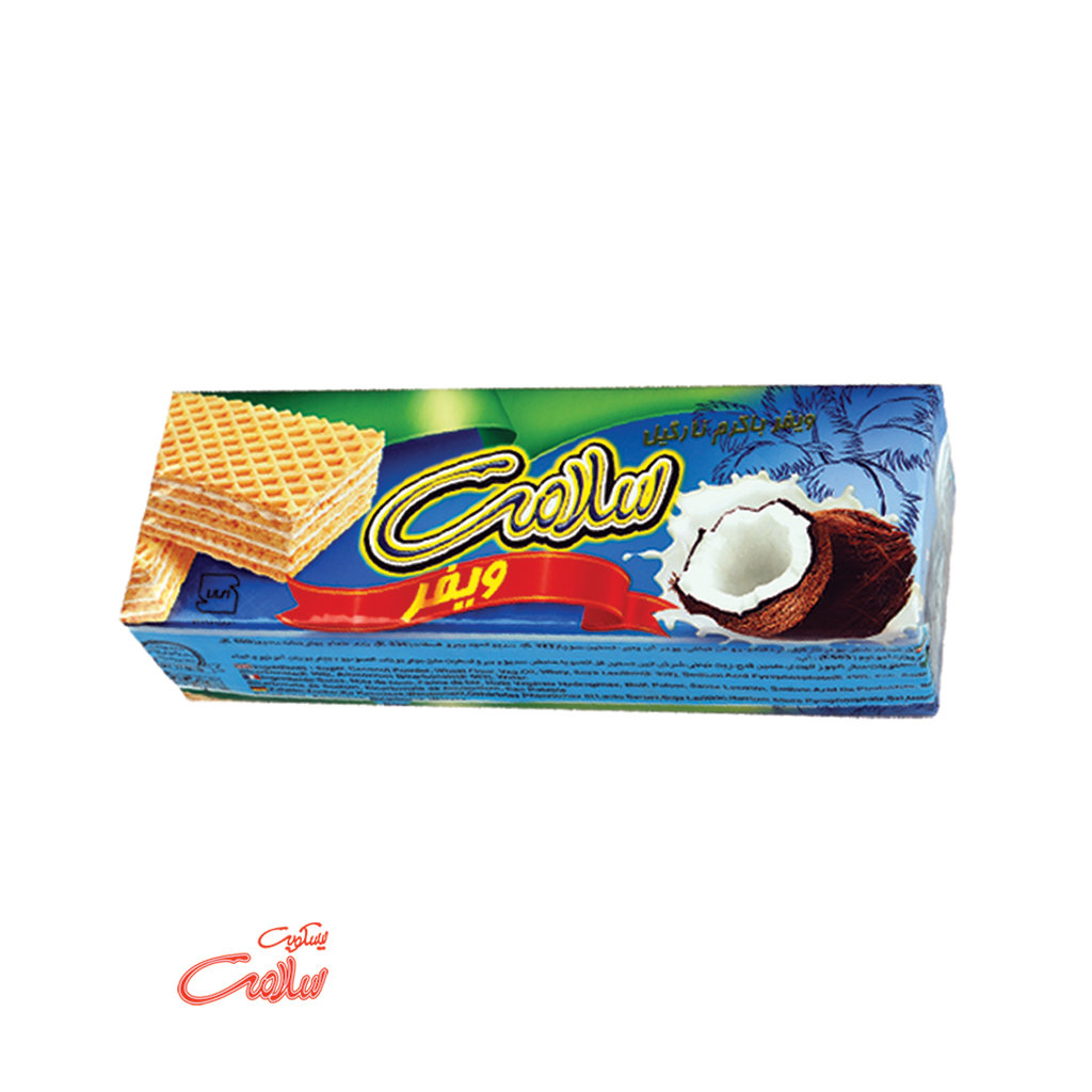 قیمت ویفر نارگیلی ۱۶۰ گرمی + تخفیف ویژه